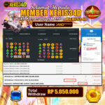 JACKPOT SLOT GACOR MAIN GATES OF OLYMPUS 1000 09 JULI 2025