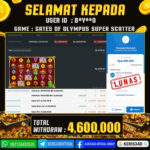 JACKPOT SLOT GACOR MAIN GATES OF OLYMPUS SUPER SCATTER 27 OKTOBER 2025