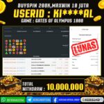 JACKPOT SLOT GACOR MAIN GATES OF OLYMPUS 1000 04 OKTOBER 2025