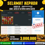 JACKPOT SLOT GACOR MAIN GATES OF OLYMPUS SUPER SCATTER 24 NOVEMBER 2025