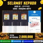 JACKPOT SLOT GACOR MAIN MAHJONG WAYS 27 NOVEMBER 2025