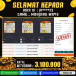 JACKPOT SLOT GACOR MAIN MAHJONG WAYS 07 DESEMBER 2025